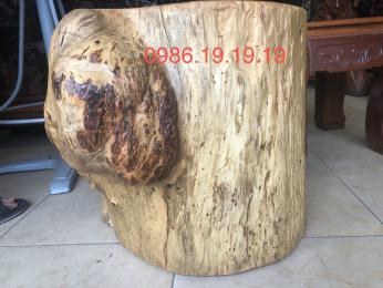 Đôn gỗ hương cao 42cm đường kính 40cm